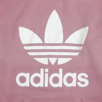 Womens UK Size 8 adidas Pink Pullover Hoodie