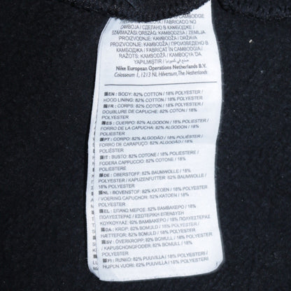 Womens UK Size XL Nike Black Full Zip Hoodie