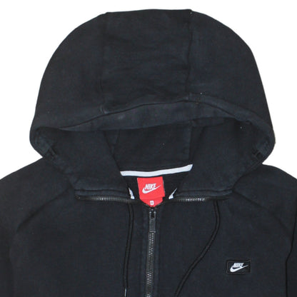 Womens UK Size XL Nike Black Full Zip Hoodie