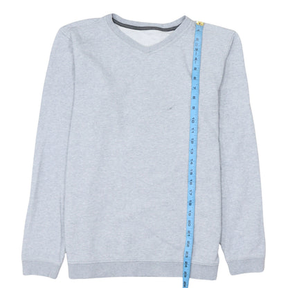 Mens UK Size M Marks and Spencer Grey Pullover Sweatshirt
