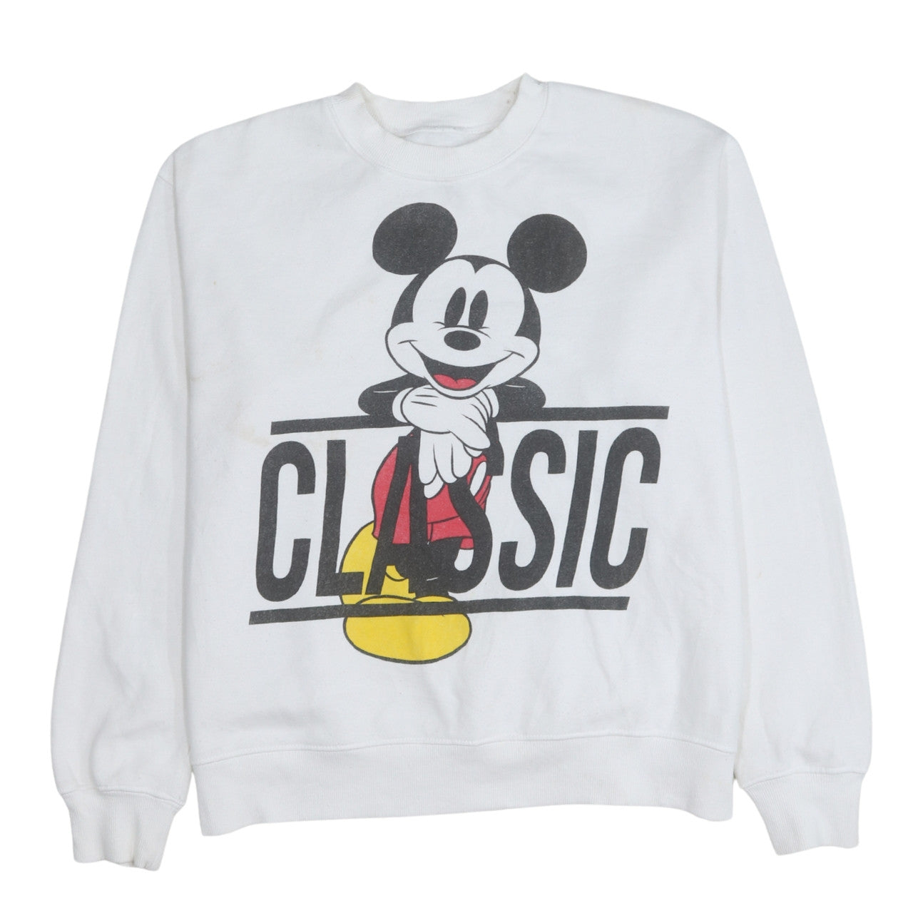 Mens UK Size M Disney White Pullover Sweatshirt