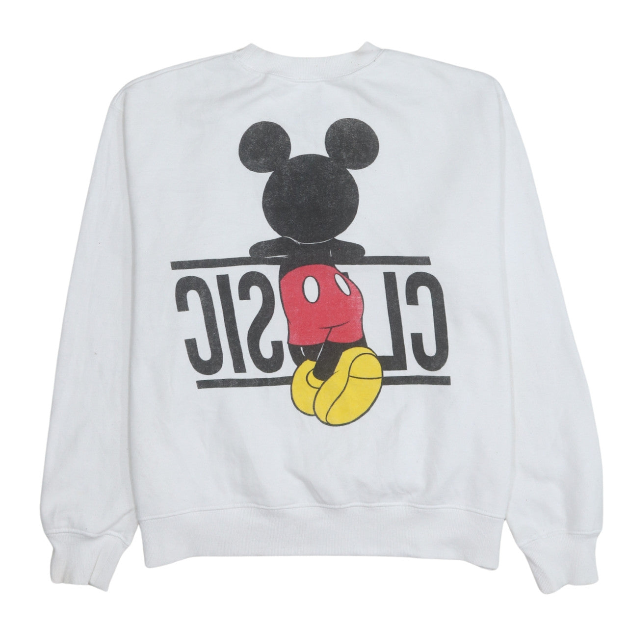 Mens UK Size M Disney White Pullover Sweatshirt