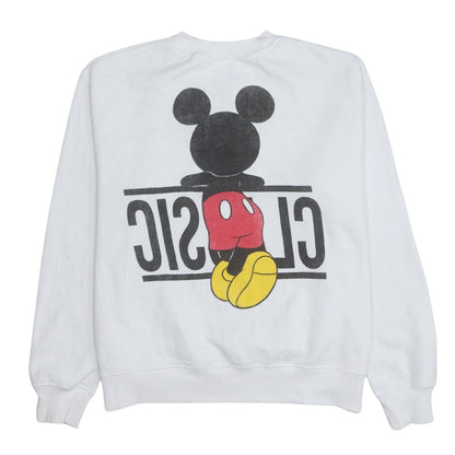 Mens UK Size M Disney White Pullover Sweatshirt