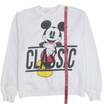 Mens UK Size M Disney White Pullover Sweatshirt