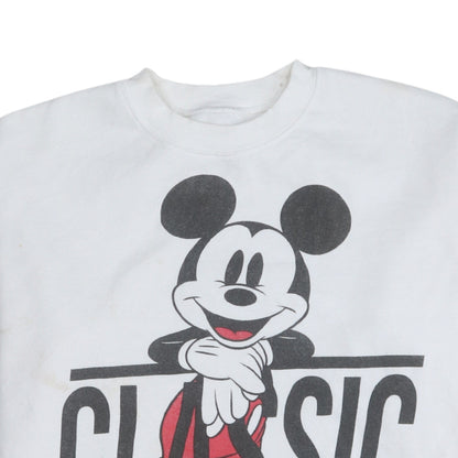 Mens UK Size M Disney White Pullover Sweatshirt