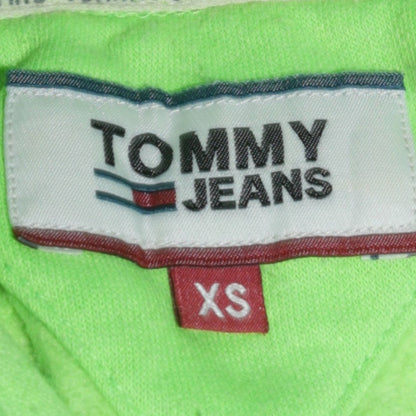 Mens UK Size XS Tommy Jeans Green Pullover Hoodie