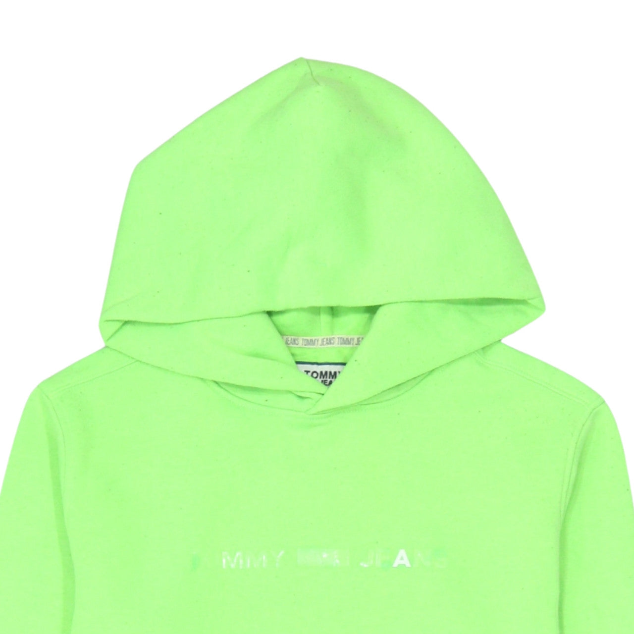 Mens UK Size XS Tommy Jeans Green Pullover Hoodie