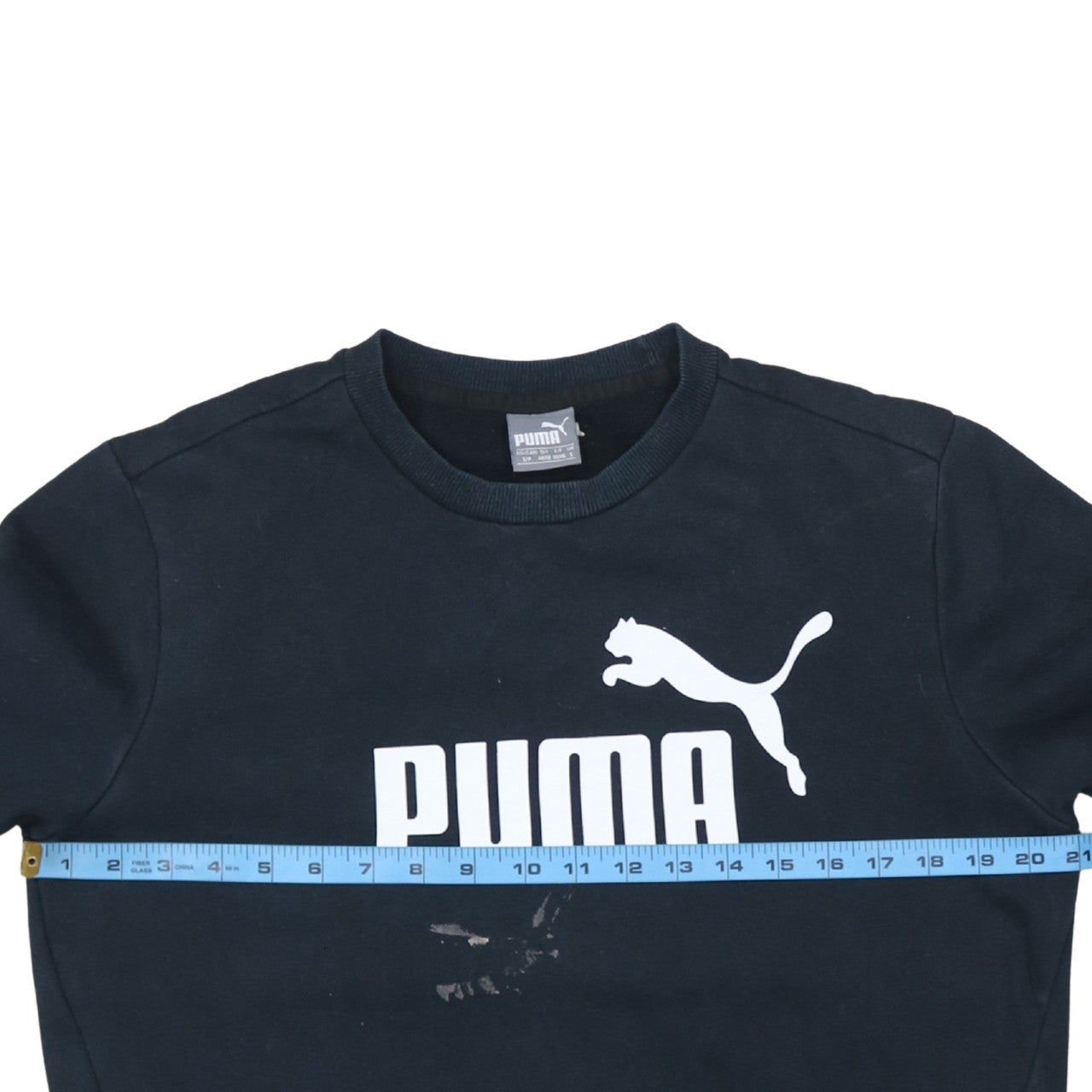 Mens UK Size S PUMA Black Pullover Sweatshirt
