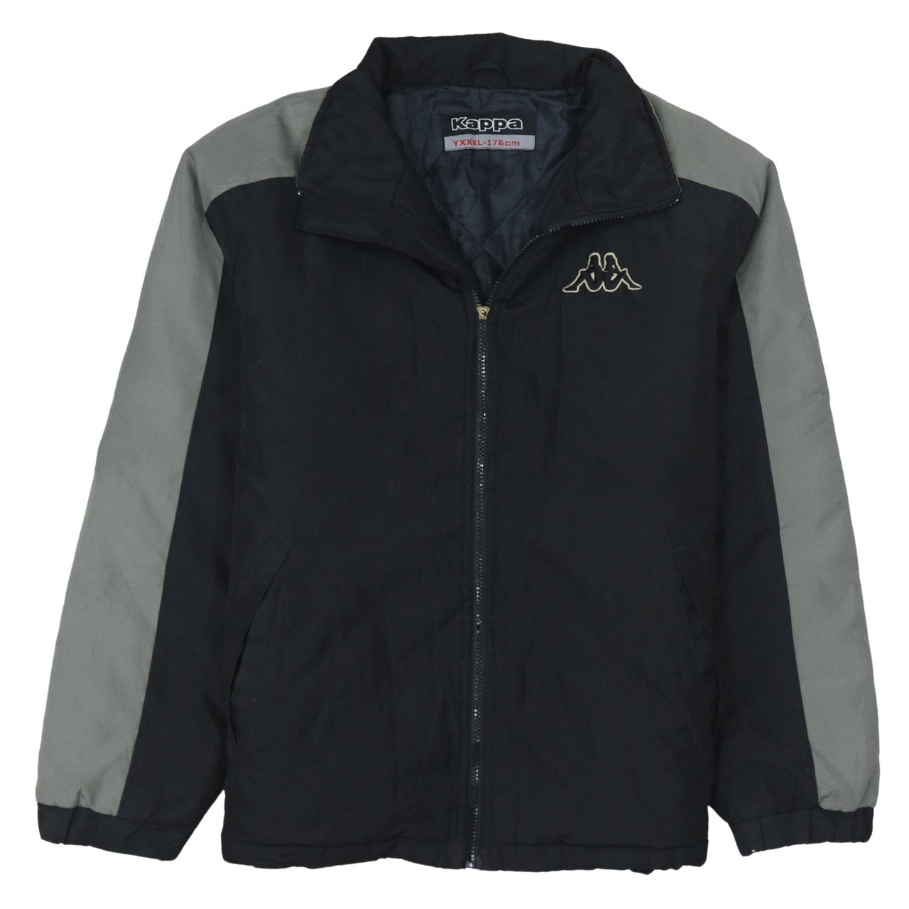 Kappa Men's Black M Basic Sports Jacket Full Zip Polyester