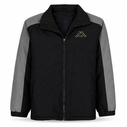 Kappa Men's Black M Basic Sports Jacket Full Zip Polyester