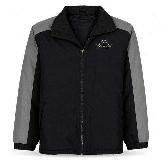 Kappa Men's Black M Basic Sports Jacket Full Zip Polyester