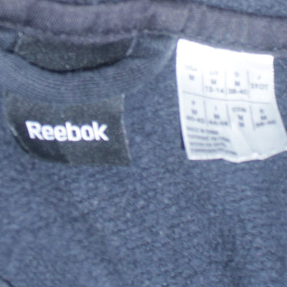 Womens UK Size M Reebok Black Full Zip Hoodie