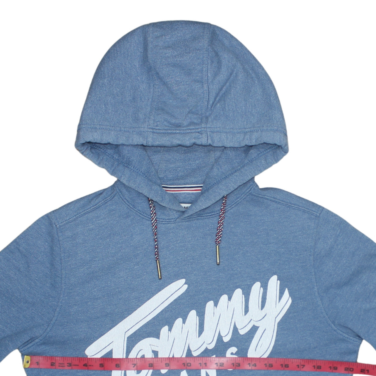 Womens UK Size M Tommy Jeans Blue Pullover Hoodie