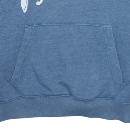 Womens UK Size M Tommy Jeans Blue Pullover Hoodie