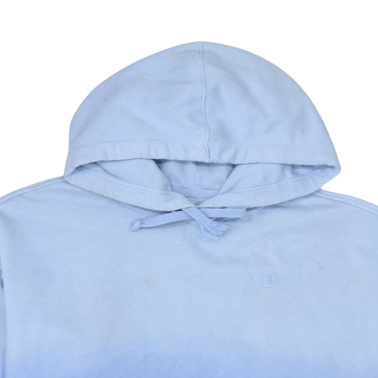Womens UK Size S Champion Blue Pullover Hoodie