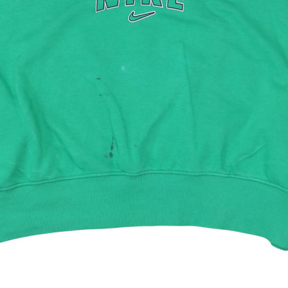 Womens UK Size M Nike Green Pullover Sweatshirt