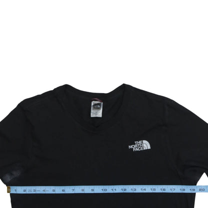 The North Face Men's Black Long Sleeve Cotton Logo T-Shirt Size S