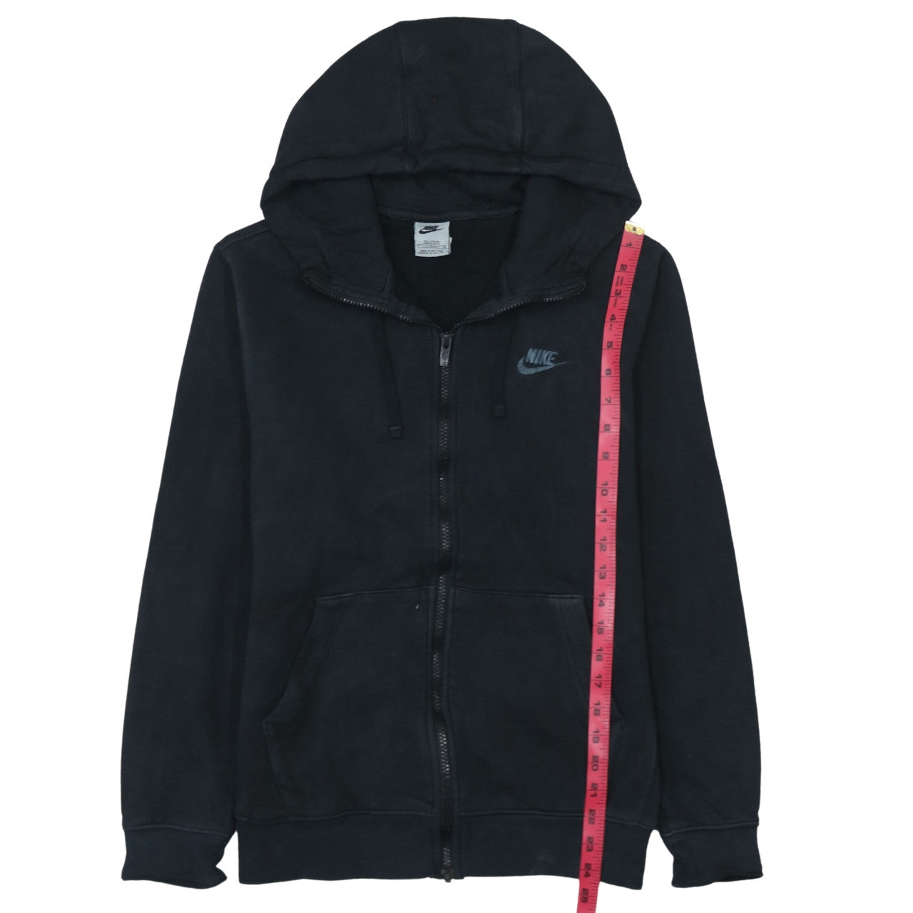 Mens UK Size S Nike Black Full Zip Hoodie