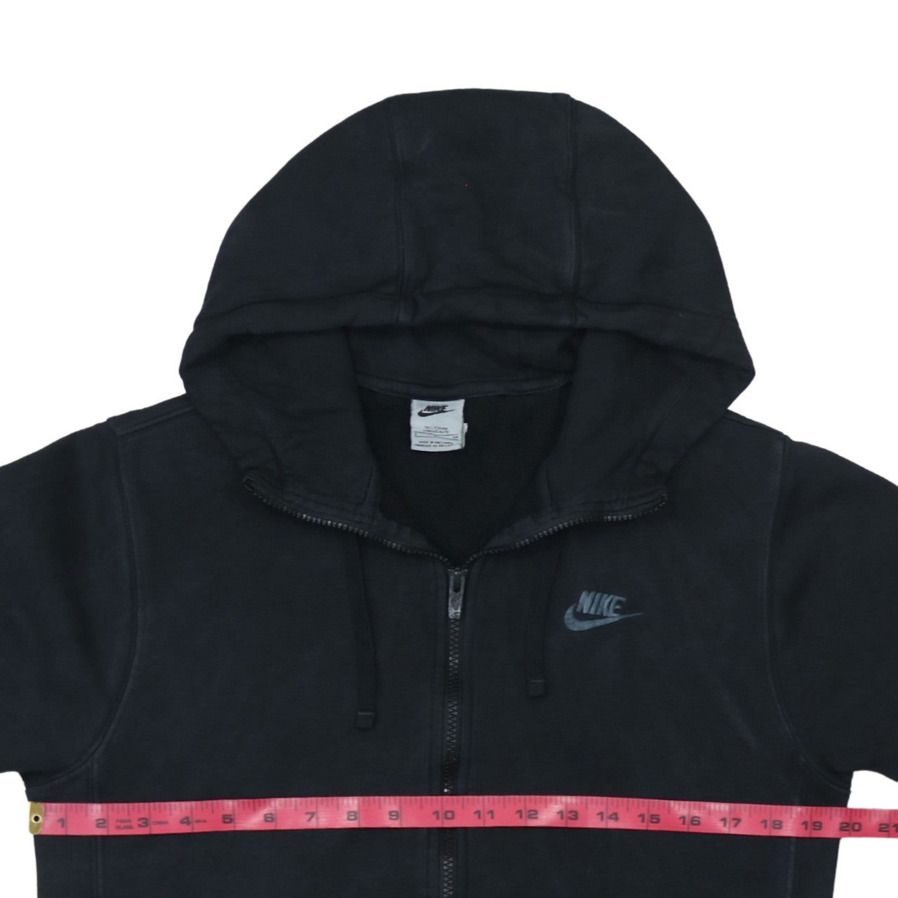 Mens UK Size S Nike Black Full Zip Hoodie