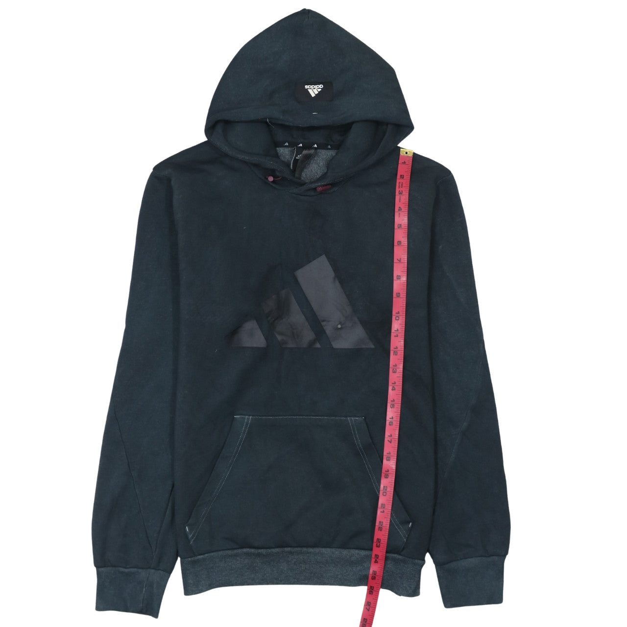 Mens UK Size M adidas Black Pullover Hoodie