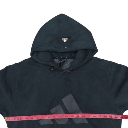 Mens UK Size M adidas Black Pullover Hoodie