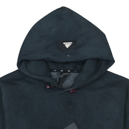 Mens UK Size M adidas Black Pullover Hoodie