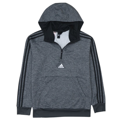 Boys UK Size 10-11 Years adidas Grey Pullover Hoodie