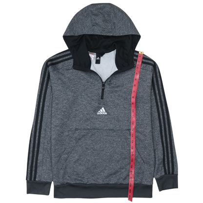 Boys UK Size 10-11 Years adidas Grey Pullover Hoodie