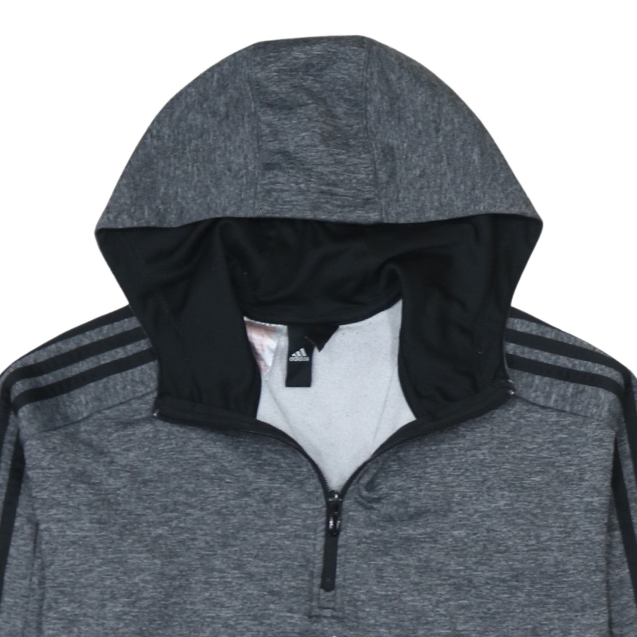 Boys UK Size 10-11 Years adidas Grey Pullover Hoodie