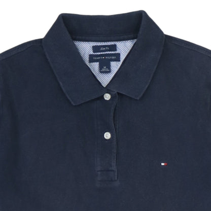 Tommy Hilfiger Men Blue Slim Fit Cotton Polo Shirt M