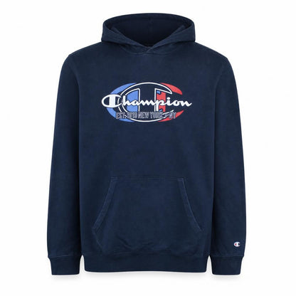 Mens UK Size XL Champion Blue Pullover Hoodie