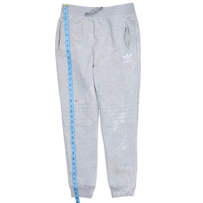 adidas Boys Grey Jogger Sweatpants 13-14 Years Regular Fit Fleece Trousers
