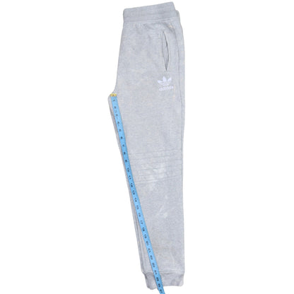 adidas Boys Grey Jogger Sweatpants 13-14 Years Regular Fit Fleece Trousers