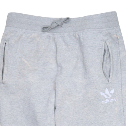 adidas Boys Grey Jogger Sweatpants 13-14 Years Regular Fit Fleece Trousers