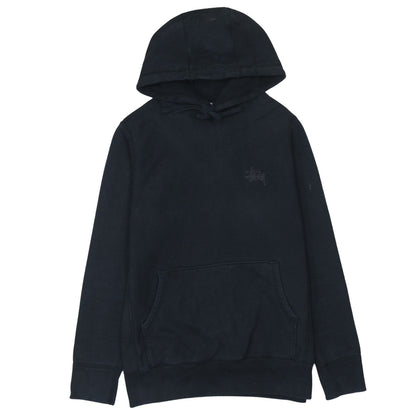 Mens UK Size S Stussy Black Pullover Hoodie
