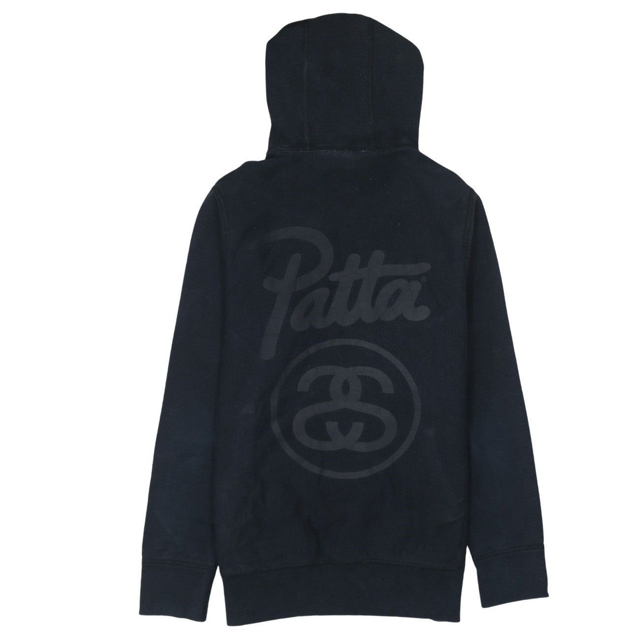 Mens UK Size S Stussy Black Pullover Hoodie