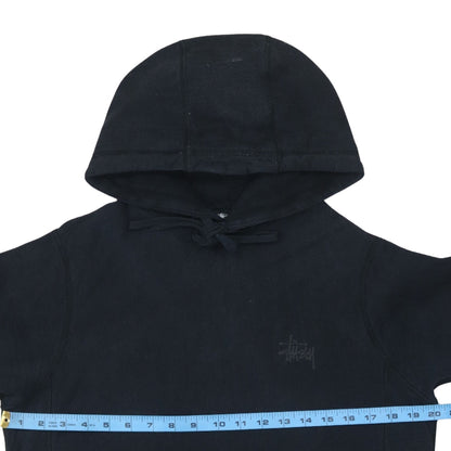 Mens UK Size S Stussy Black Pullover Hoodie