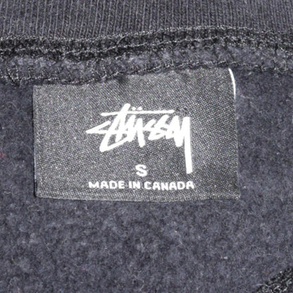 Mens UK Size S Stussy Black Pullover Hoodie