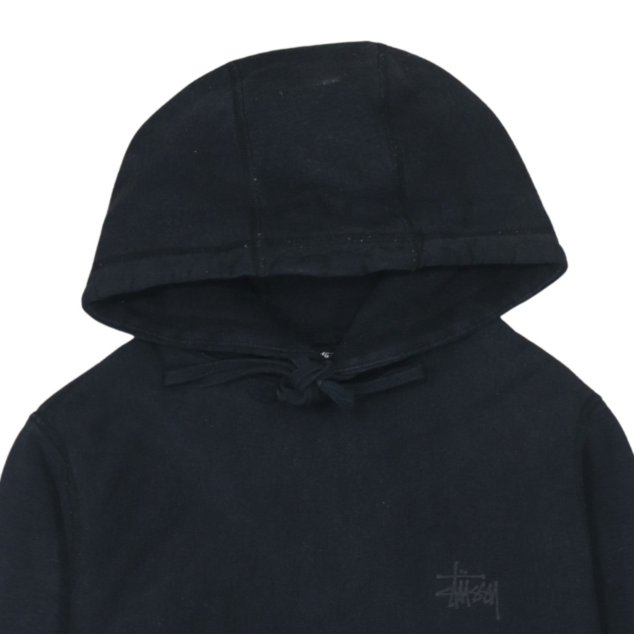 Mens UK Size S Stussy Black Pullover Hoodie