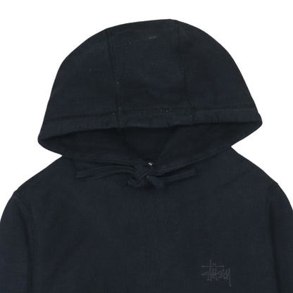 Mens UK Size S Stussy Black Pullover Hoodie