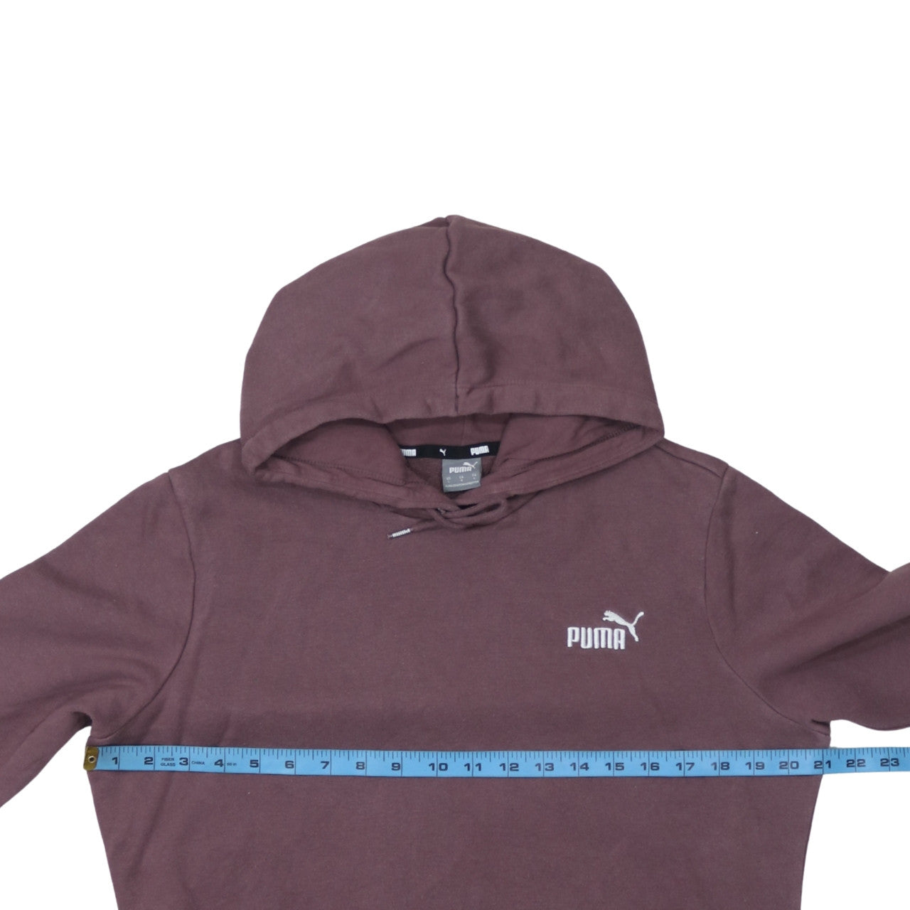 Womens UK Size L PUMA Brown Pullover Hoodie