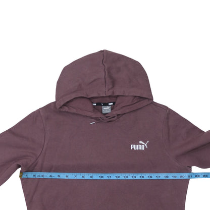 Womens UK Size L PUMA Brown Pullover Hoodie