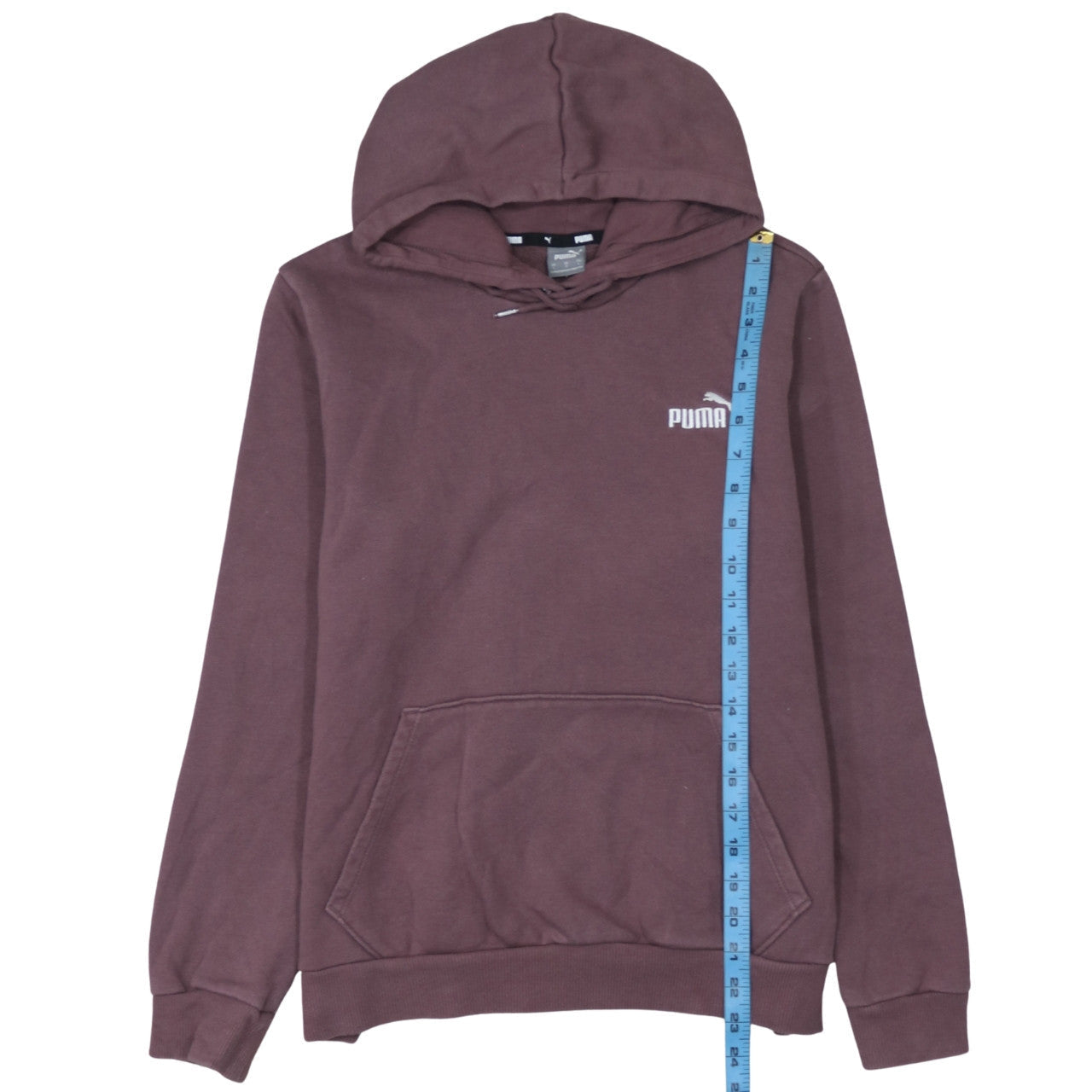 Womens UK Size L PUMA Brown Pullover Hoodie