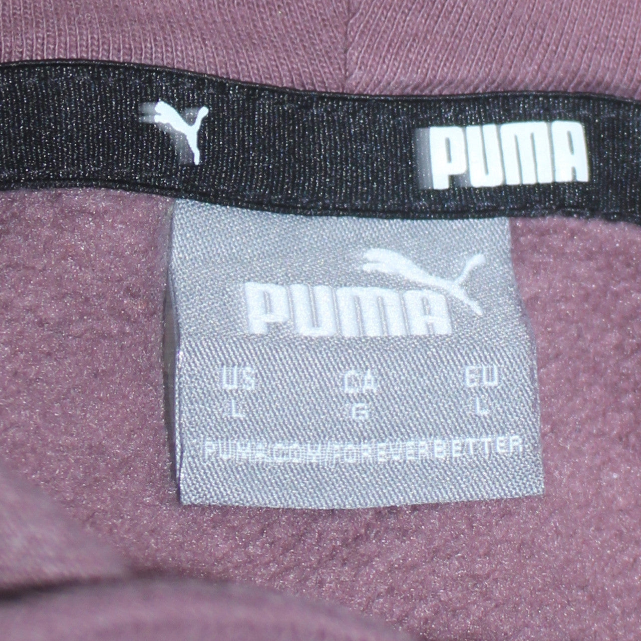 Womens UK Size L PUMA Brown Pullover Hoodie