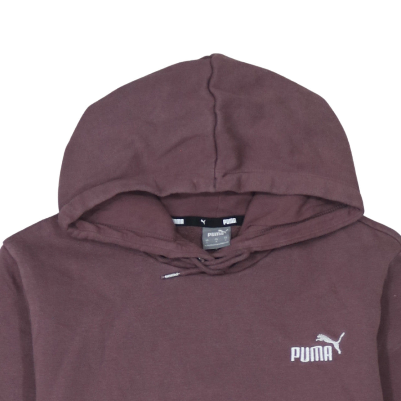 Womens UK Size L PUMA Brown Pullover Hoodie