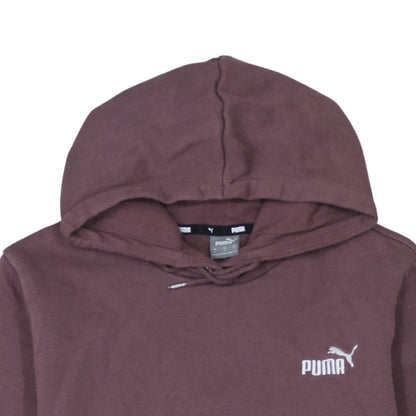 Womens UK Size L PUMA Brown Pullover Hoodie
