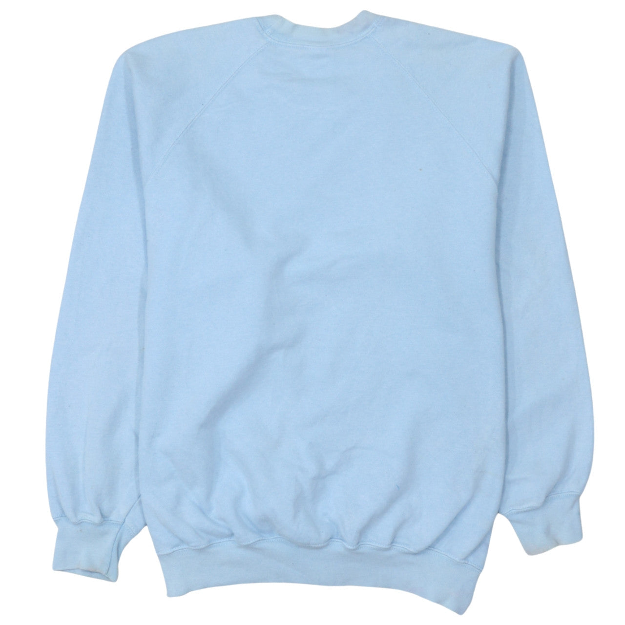 Mens UK Size L Fruit of the Loom Blue Pullover Sweatshirt
