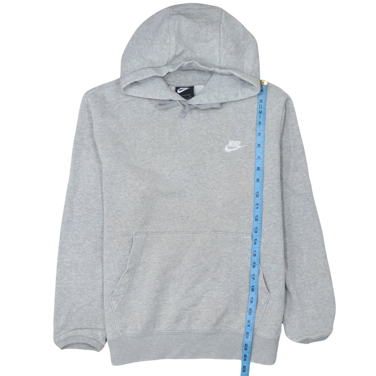 Mens UK Size S Nike Grey Pullover Hoodie