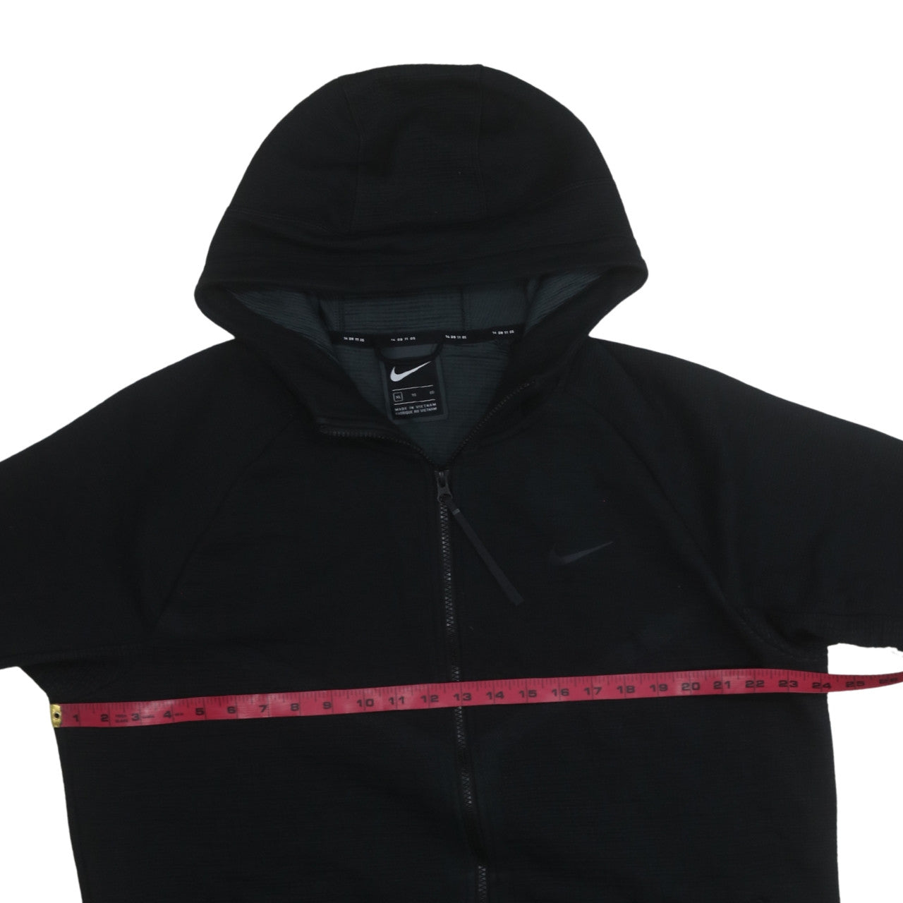 Mens UK Size XL Nike Black Full Zip Hoodie