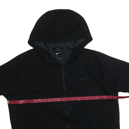 Mens UK Size XL Nike Black Full Zip Hoodie